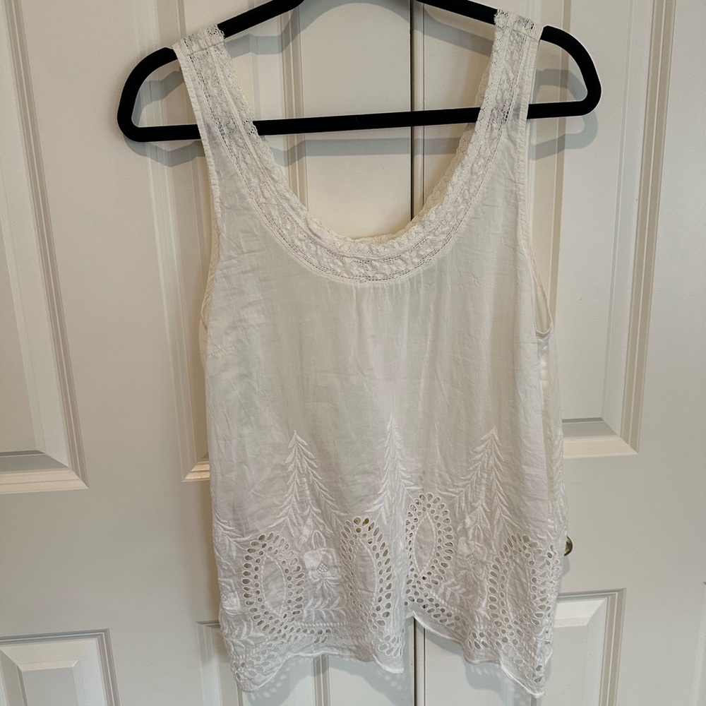 Joie lace/embroidered Blouse